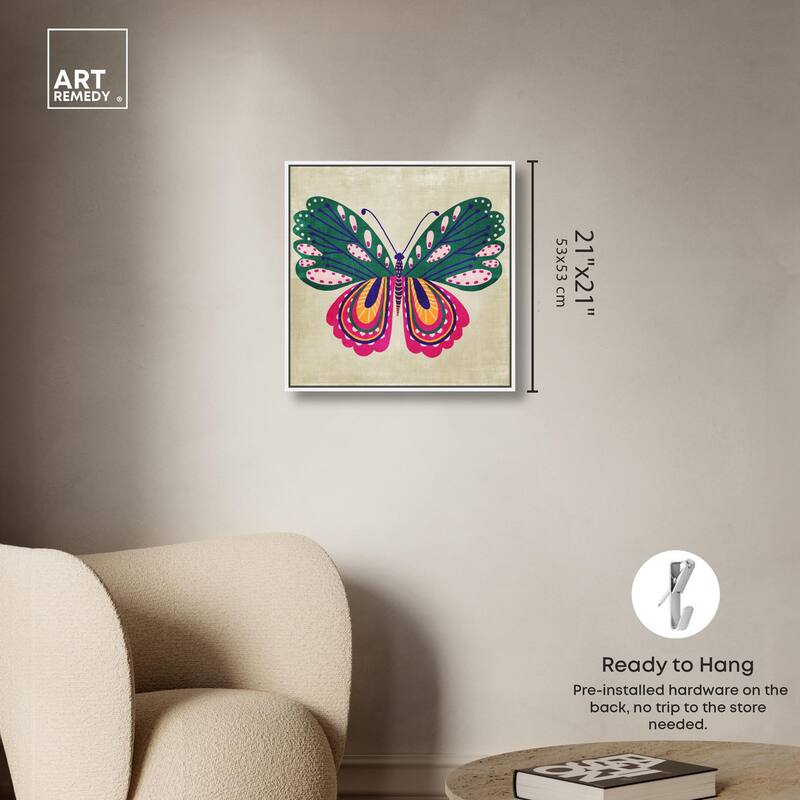 Butterfly Wings Canvas by Art Remedy
