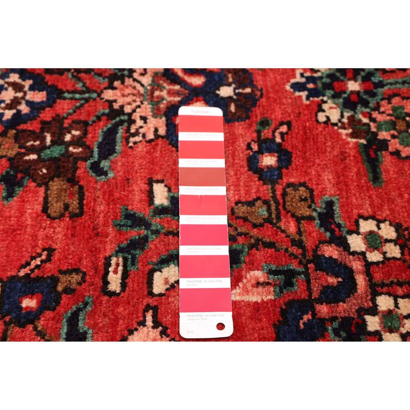 ECARPETGALLERY Hand-knotted Andelz Red Wool Rug - 2'10 x 10'0