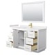 preview thumbnail 86 of 98, Miranda Single Vanity Set, Cultured Marble Top, 46-Inch Mirror