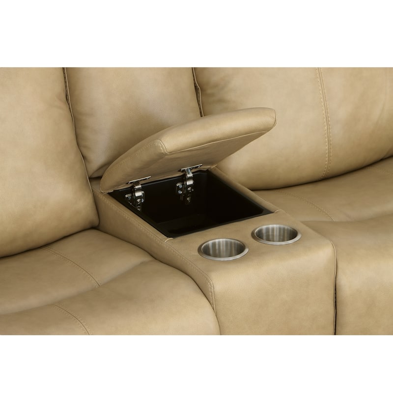 Odell Zero Gravity Power Reclining Loveseat with Console, Power Headrests & Lumbar by Flexsteel - 77" x 42" x 41"