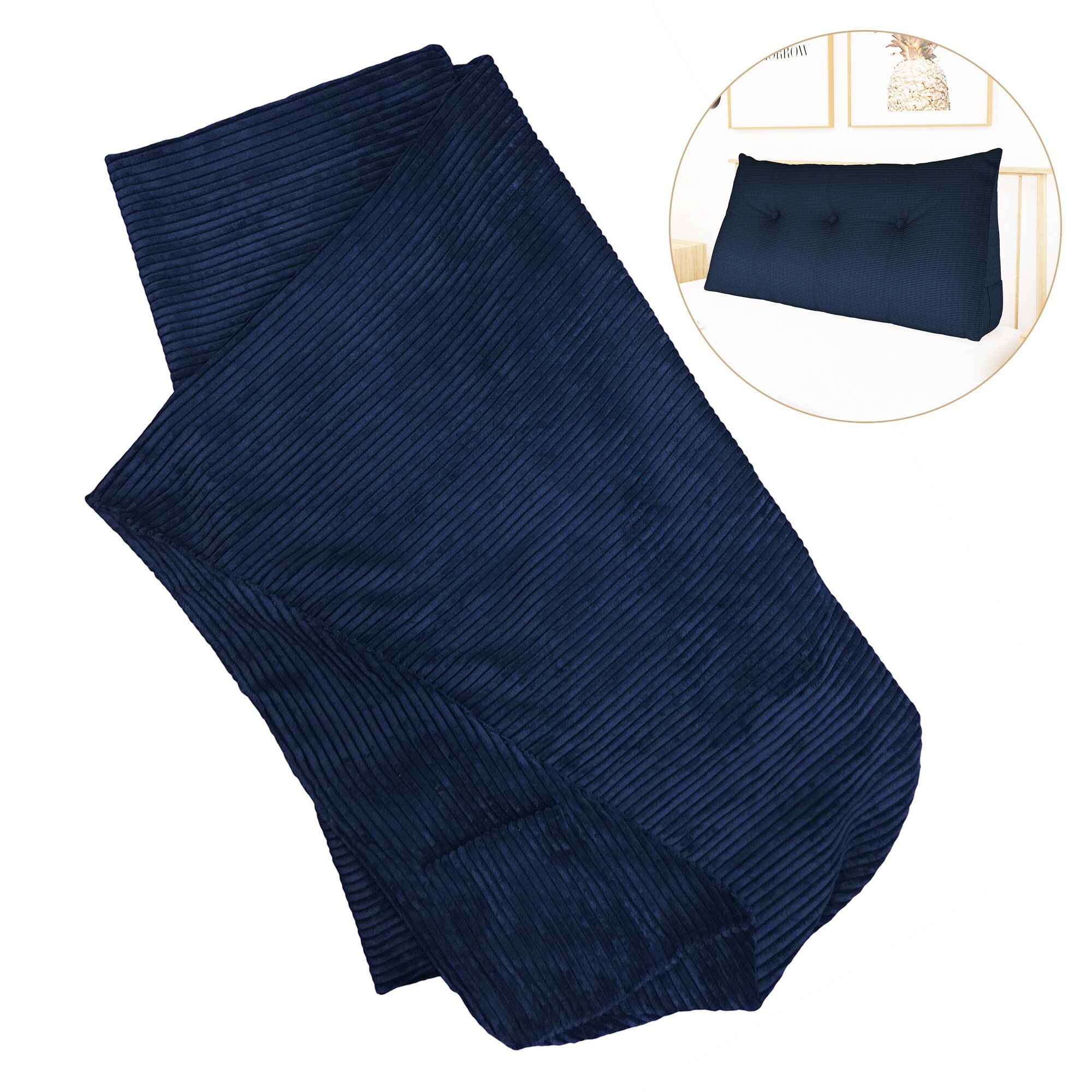 Satin wedge pillow case shop