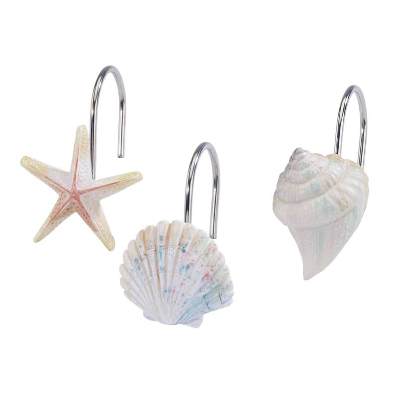 Avanti Linens Coastal Terrazzo Shower Hooks - Multicolor