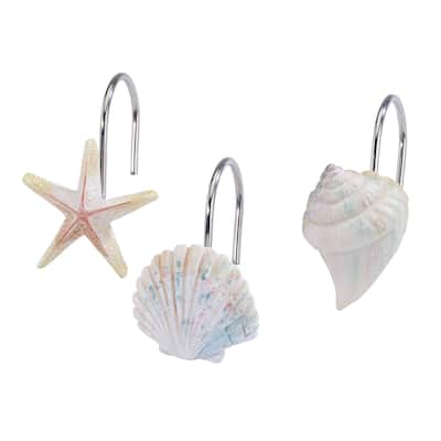 Avanti Linens Coastal Terrazzo Shower Hooks - Multicolor
