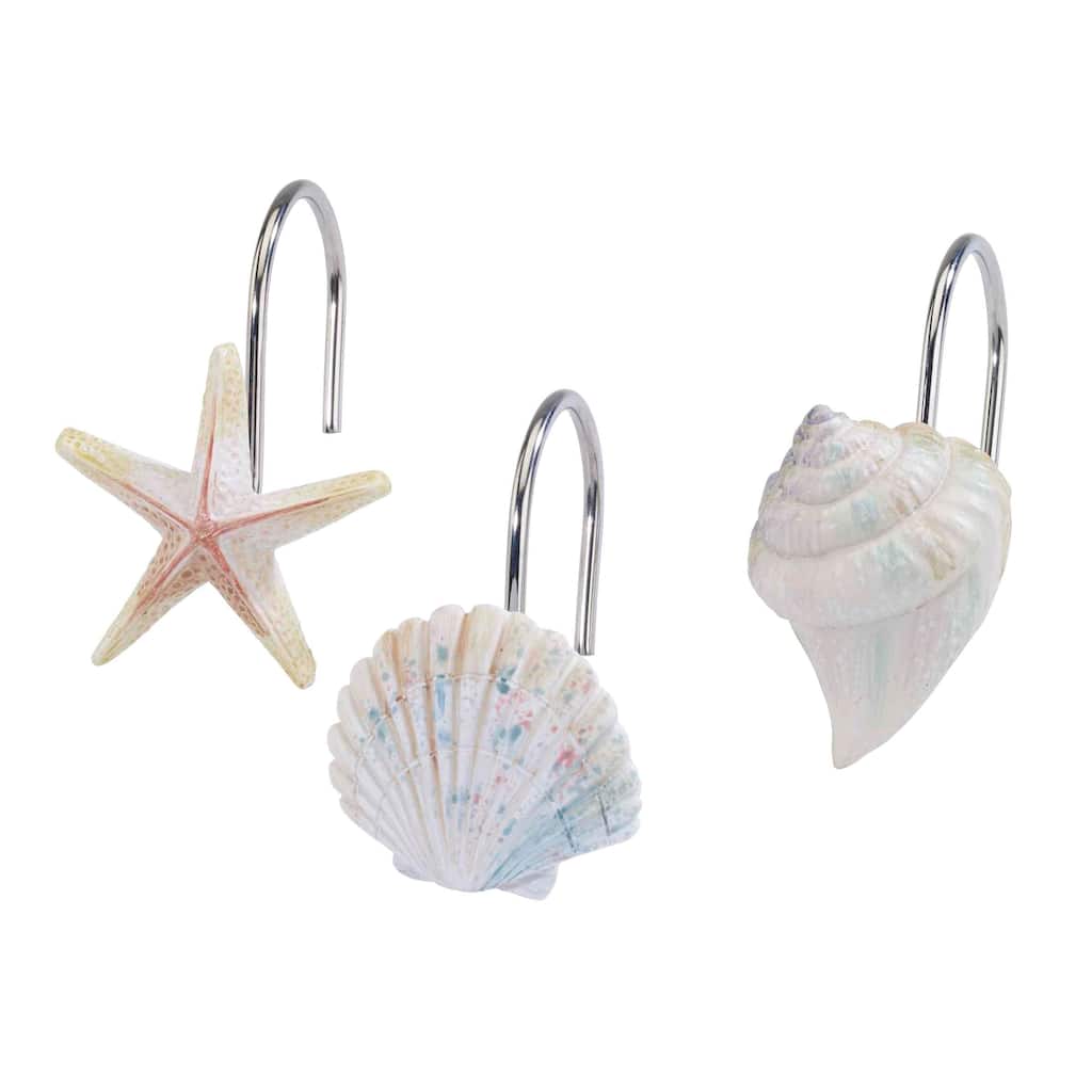 Avanti Linens Coastal Terrazzo Shower Hooks - Multicolor