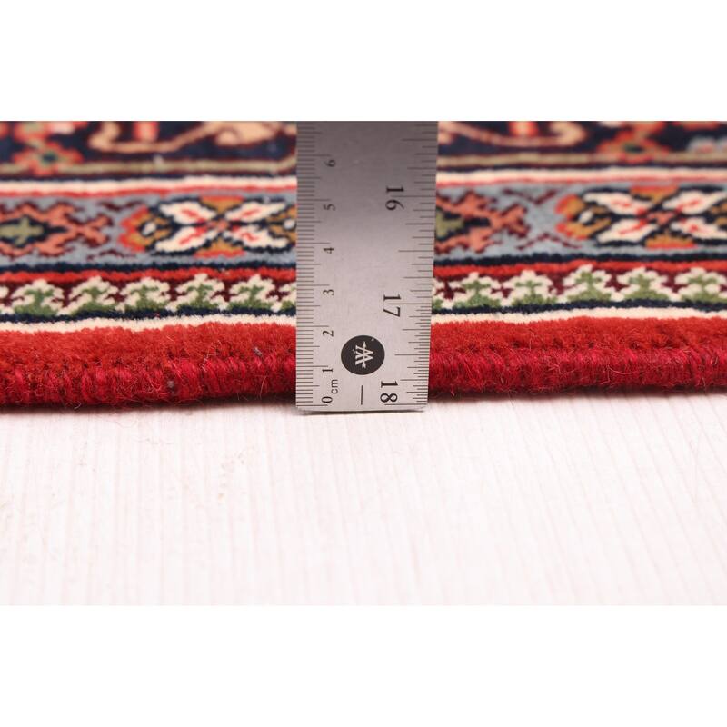 ECARPETGALLERY Hand-knotted Royal Mahal Red Wool Rug - 5'7 x 8'2