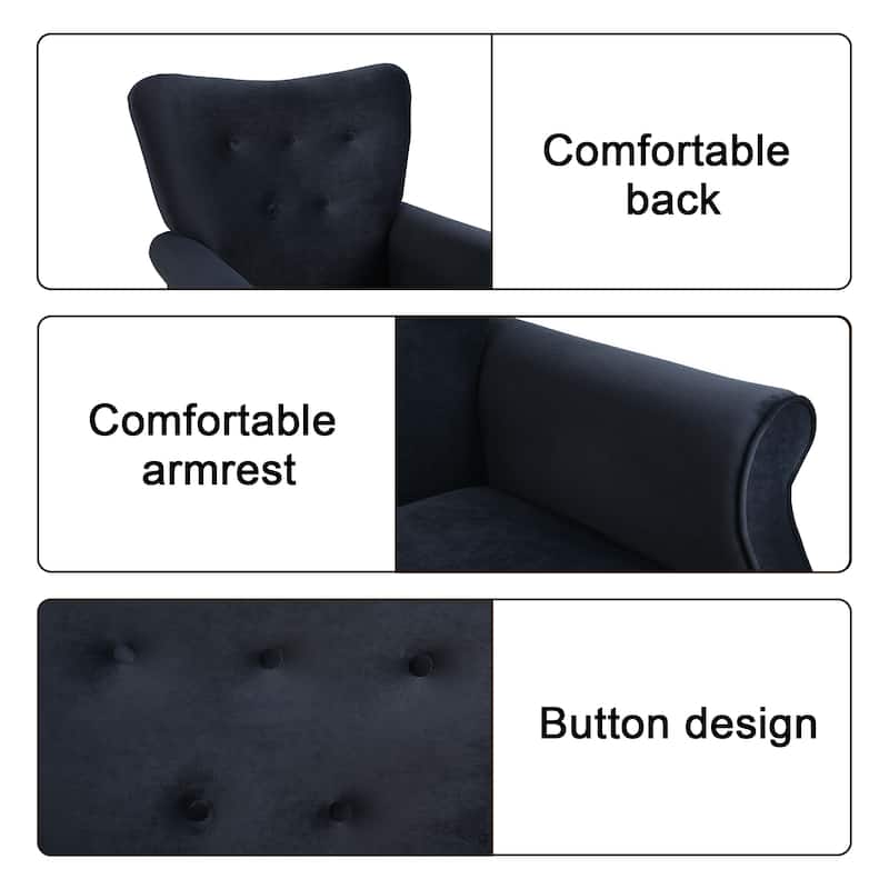 Shakeable high back living room single sofa chair