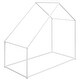 preview thumbnail 4 of 4, Twin Size Metal House Bed for Kids, Roof Design for Cozy Semi-Enclosed Space, Versatile and Stylish