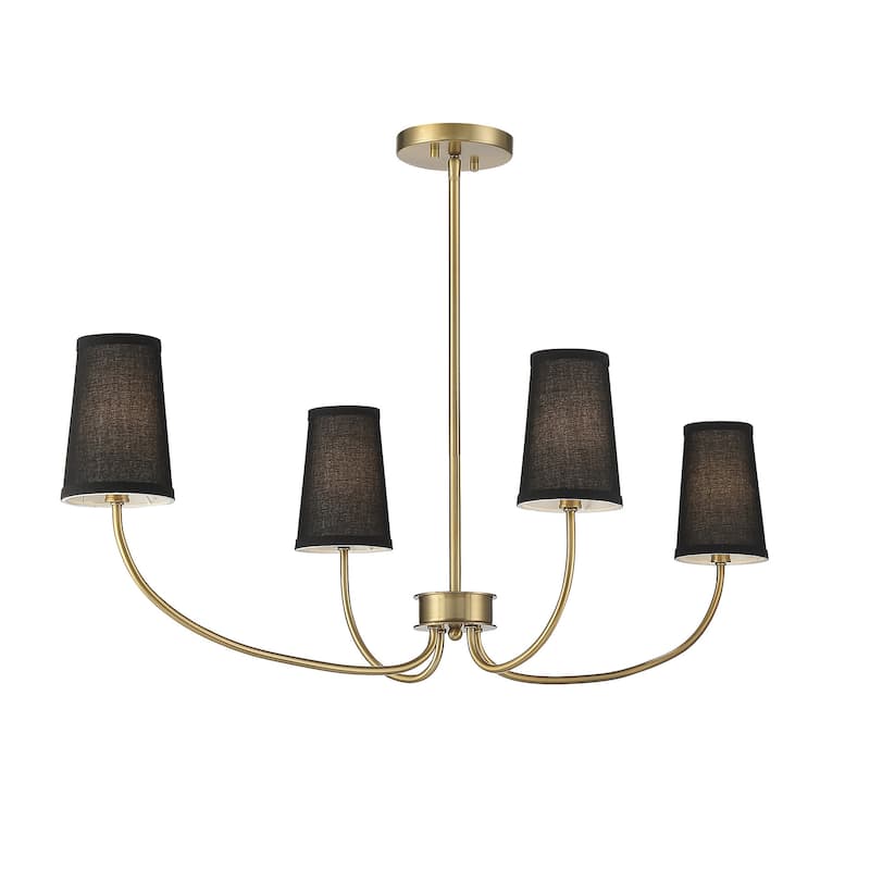Meridian M100104 4 Light 38" Wide Chandelier