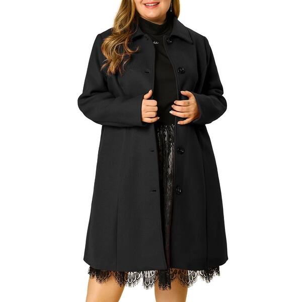 Women's Plus Size PeaCoat Long Sleeve Utility Overcoat - Bed Bath & Beyond - 36884081 Women's Plus Size PeaCoat Long Sleeve Utility Overcoat - Bed Bath & Beyond - 36884081