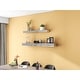 preview thumbnail 2 of 10, Mirrored Floating Shelf with Crushed Diamond