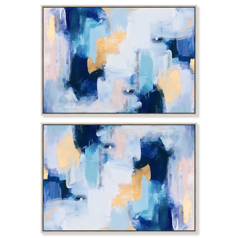 Dissolving Brilliance II Canvas by Art Remedy - 20" x 24" - Black