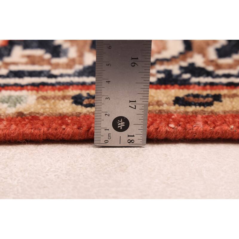 ECARPETGALLERY Hand-knotted Jules Serapi Red Wool Rug - 4'1 x 5'11