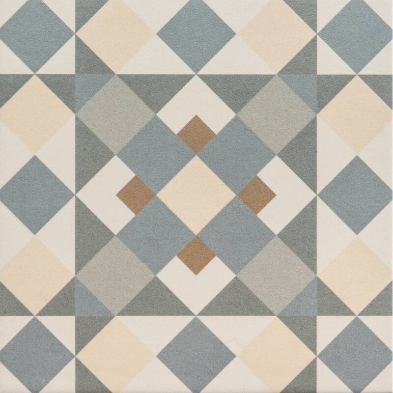 The Tile Life Ellis Taco 6.5x6.5 Grey Porcelain Floor & Wall Tile