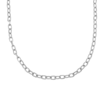 Victoria Townsend Silver Plated Rolo Link Chain Necklace