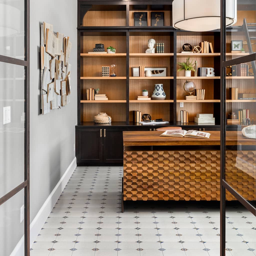 Merola Tile Manises Decor Blanco 13-1/8" x 13-1/8" Porcelain Floor and Wall Tile