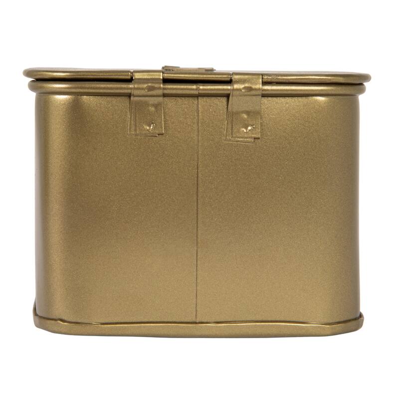 Decorative Metal Boxes with Lid, Set of 3