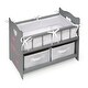 preview thumbnail 3 of 6, Badger Basket Doll Crib with Two Baskets and Personalization Kit