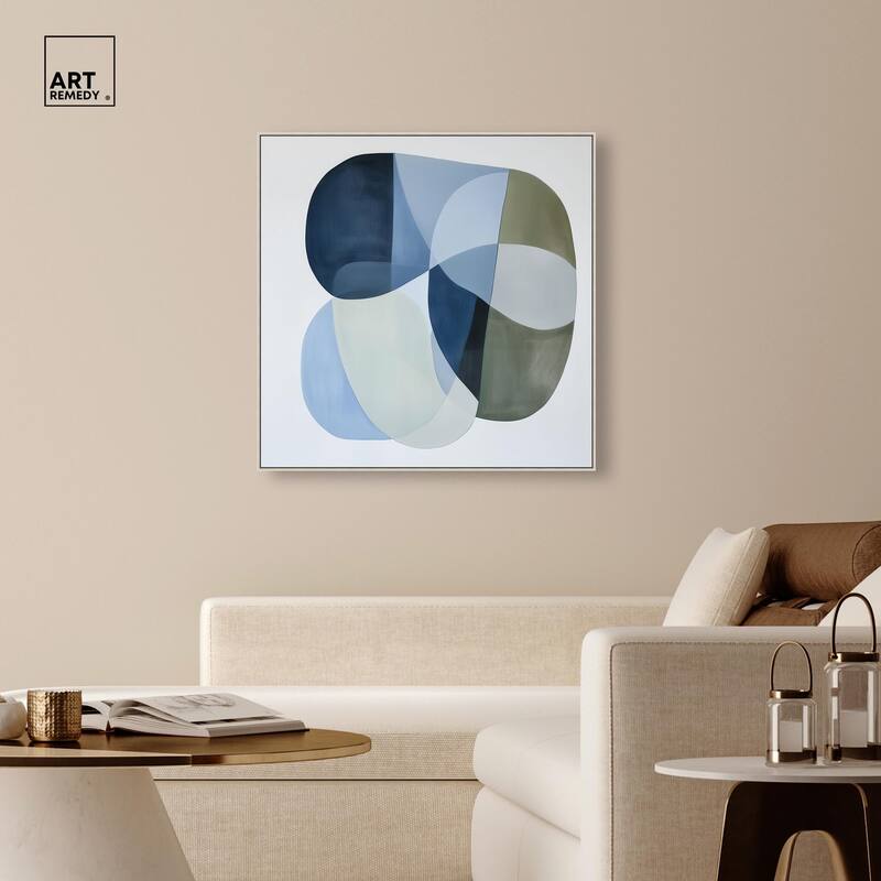 Serene Overlap II Canvas by Art Remedy