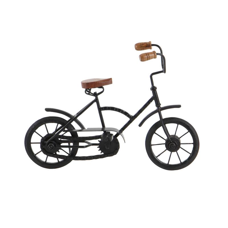 Metal Bike Sculpture - Set of 2 Black - Roche River Decor