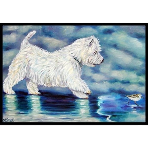 Carolines Treasures 7334JMAT Misty Westie Indoor & Outdoor Mat 24 x 36 in.