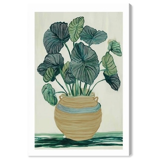 Potted Geranium IV Botanical Art Canvas Print by Art Remedy - Bed Bath ...
