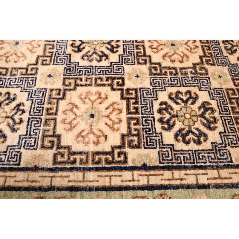 ECARPETGALLERY Hand-knotted 18 Of 20 Pak Finest Mamluk Cream Wool Rug - 8'10 x 11'7