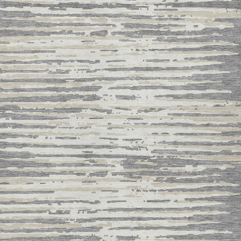 HomeRoots Striped Transitional Rectangle Outdoor Rug