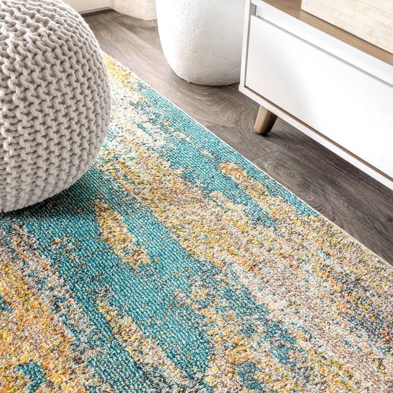 JONATHAN Y Groovy POP Modern Abstract Vintage Waterfall Area Rug