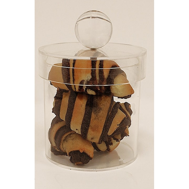 Acrylic Canister with Clear Ball Knob (3 sizes)