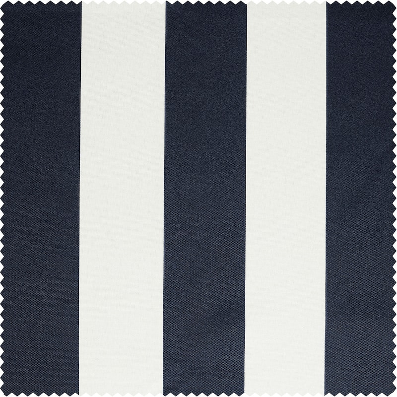 Exclusive Fabrics Villanova Striped Grommet Waterproof Light Filtering Outdoor and Indoor Curtains (1 Panel)