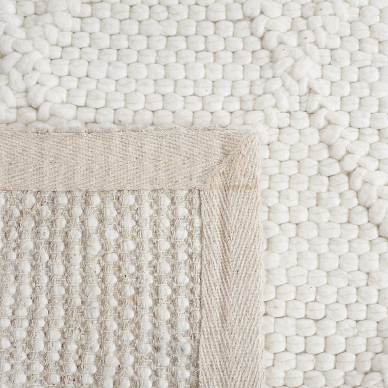 SAFAVIEH Handmade Natura Qiong Wool/ Viscose Trellis Rug