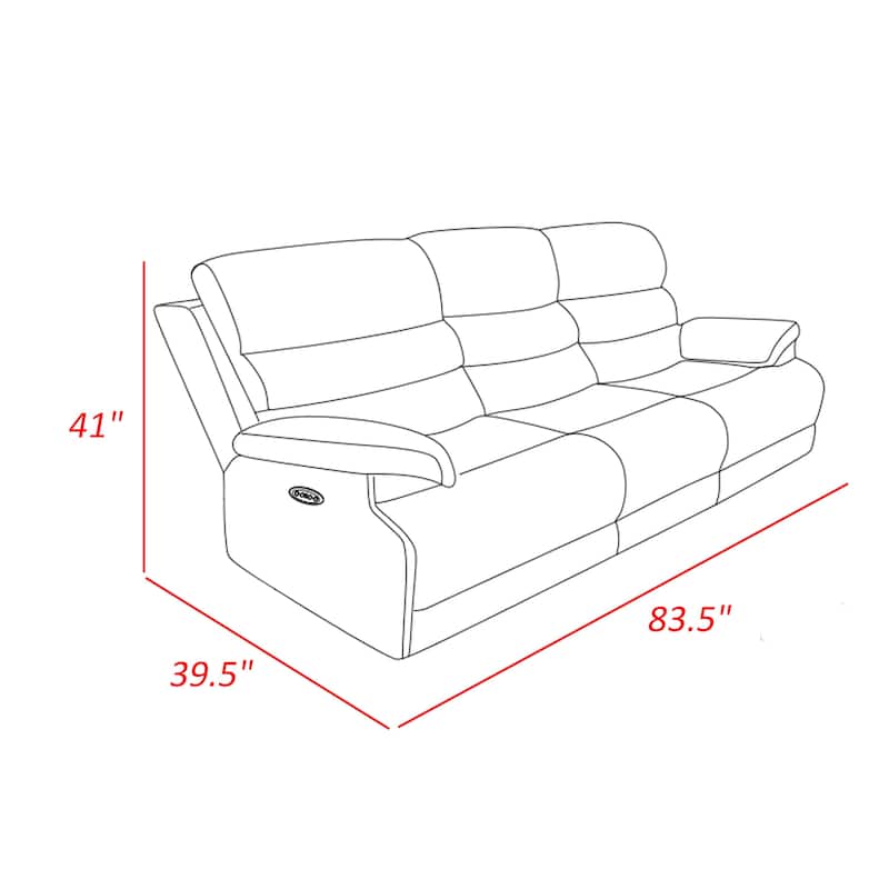 Leena 84 Inch Manual Double Recliner Sofa, Gray Chenille, Solid Wood