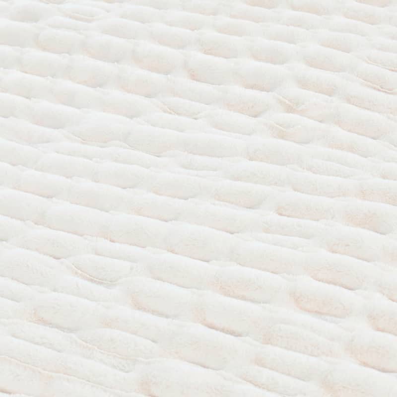 Home Soft Things Stretchy Solid Color FauxFur Throw Cozy Soft Blanket