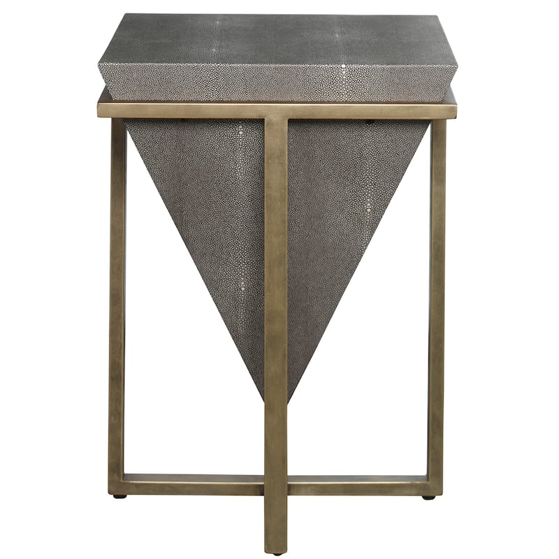 Uttermost Bertrand Shagreen Accent Table