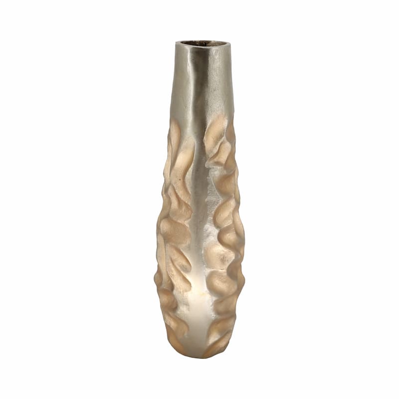 Metal Cartwright Hammered Textured Vase - Bronze, 19 in.