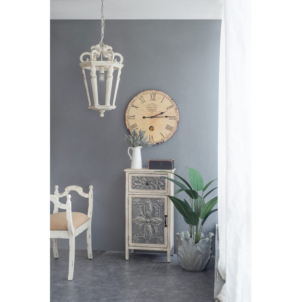 23 in Beige with Roman Numeral Wall Clock - 23.2 in
