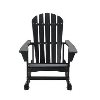 Adirondack Rocking Chair Solid Wood Chairs Finish - Bed Bath & Beyond ...
