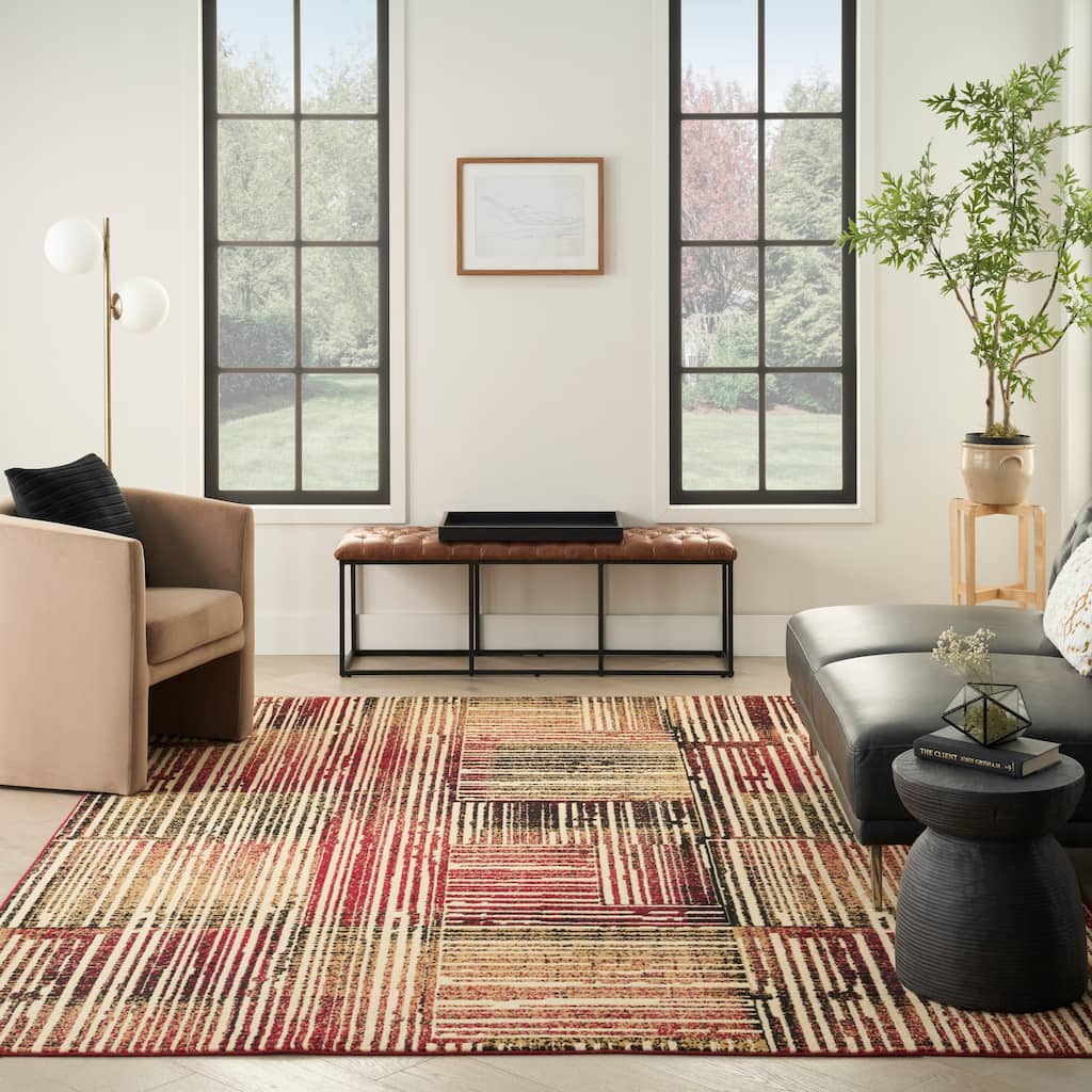 Nourison Grafix Indoor Striped Area Rug