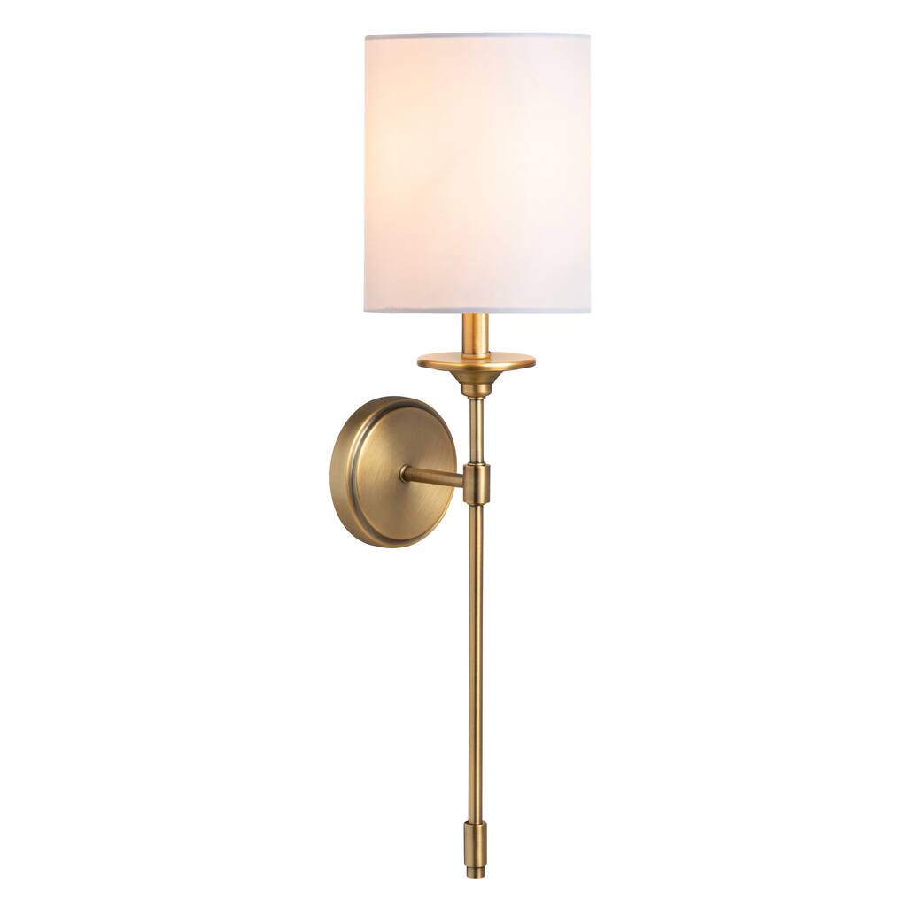 Olympia 1-Light Metal Wall Sconce, Gold