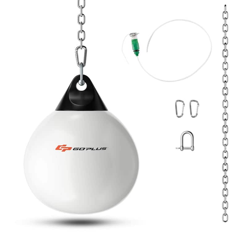 Goplus Water Punching Bag 21" 180 Pound Heavy Punching Bag with - See Details - White