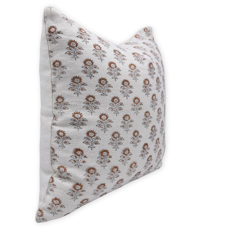 Fabdivine Handmade Linen Mustard Hidden Zipper Pillow or Cushion Cover