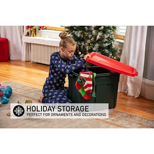 Green rubbermaid tote clearance