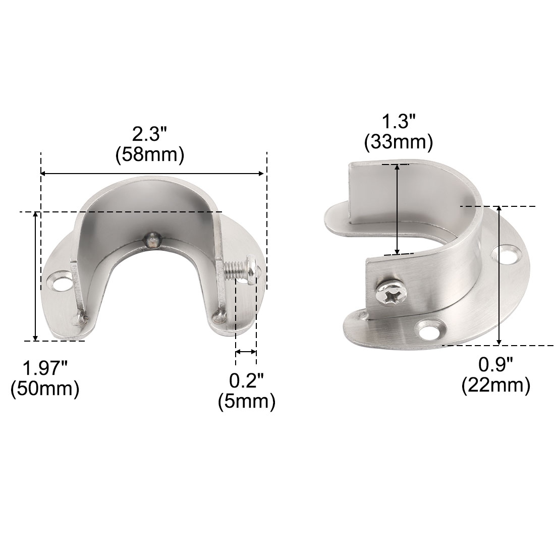 Closet pole hanger best sale
