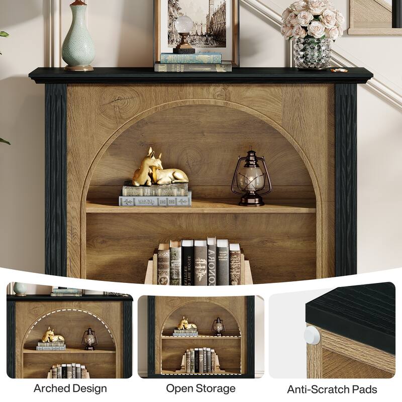 3-Tier Console Table with Storage for Foyer, Hallway, Living Room
