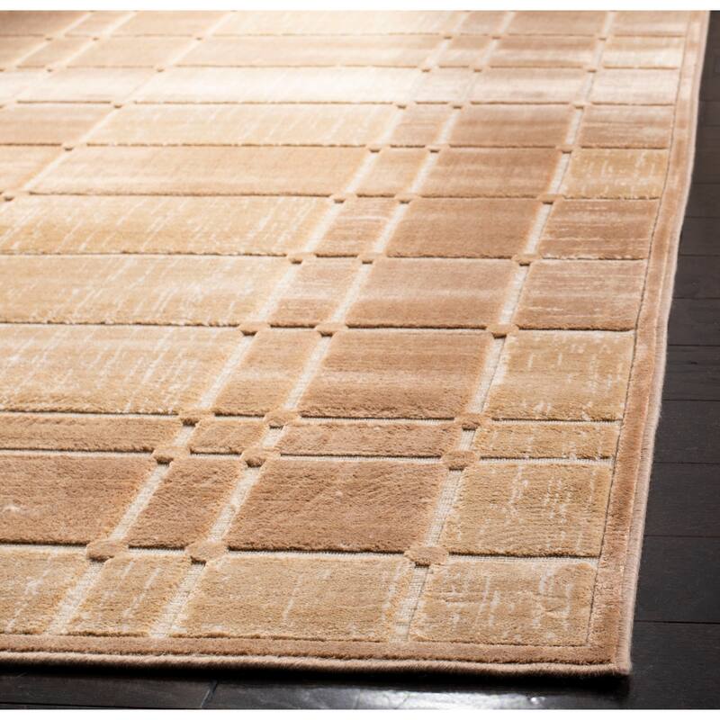 SAFAVIEH Paradise Elene Modern Viscose Rug - 8' x 11'2" - Taupe/Multi - Rectangle