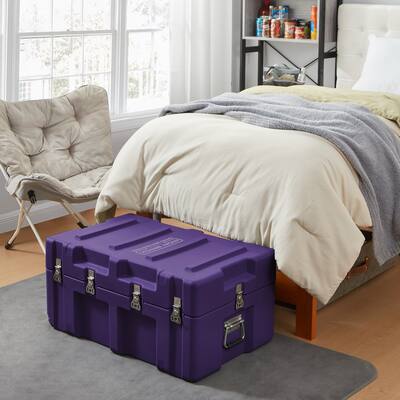 The Iron Brick® Trunk - STRONGEST College Trunk - Dark Purple