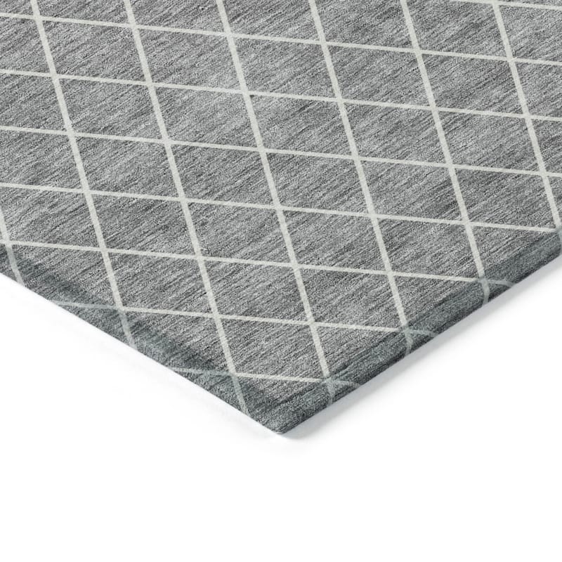 HomeRoots Geometric Transitional Rectangle Outdoor Rug