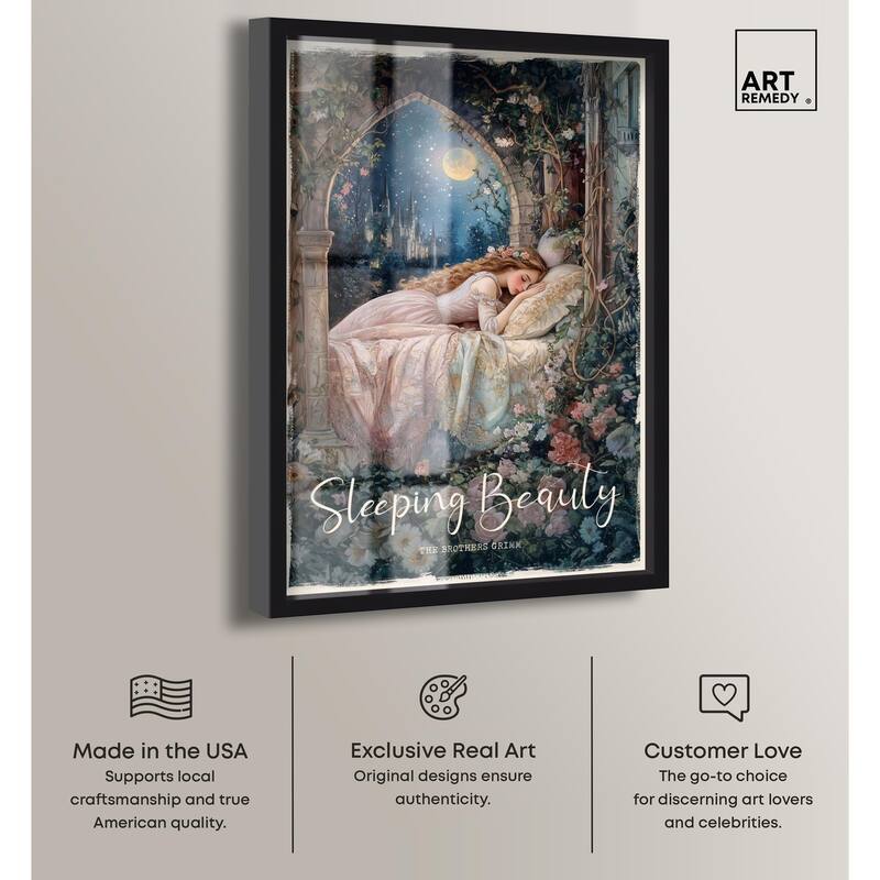 Classic Sleeping Beauty Shadowbox by Art Remedy