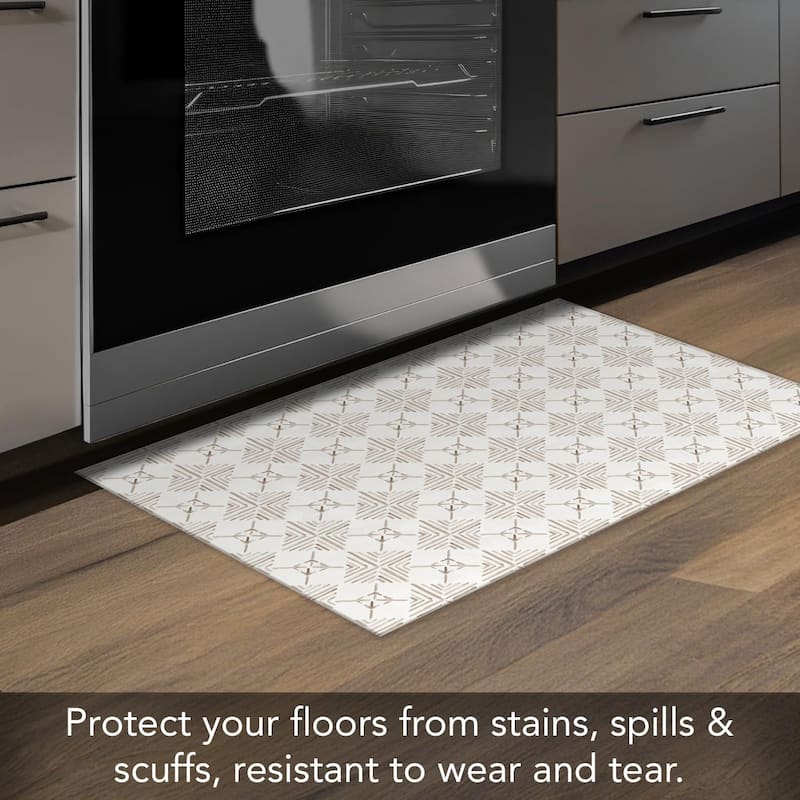 Rustic Retreat Deco-Floormat, Decorative Mat, Waterproof, Low Profile, Eco-Friendly Non Slip, Made in The USA (3' x 2')