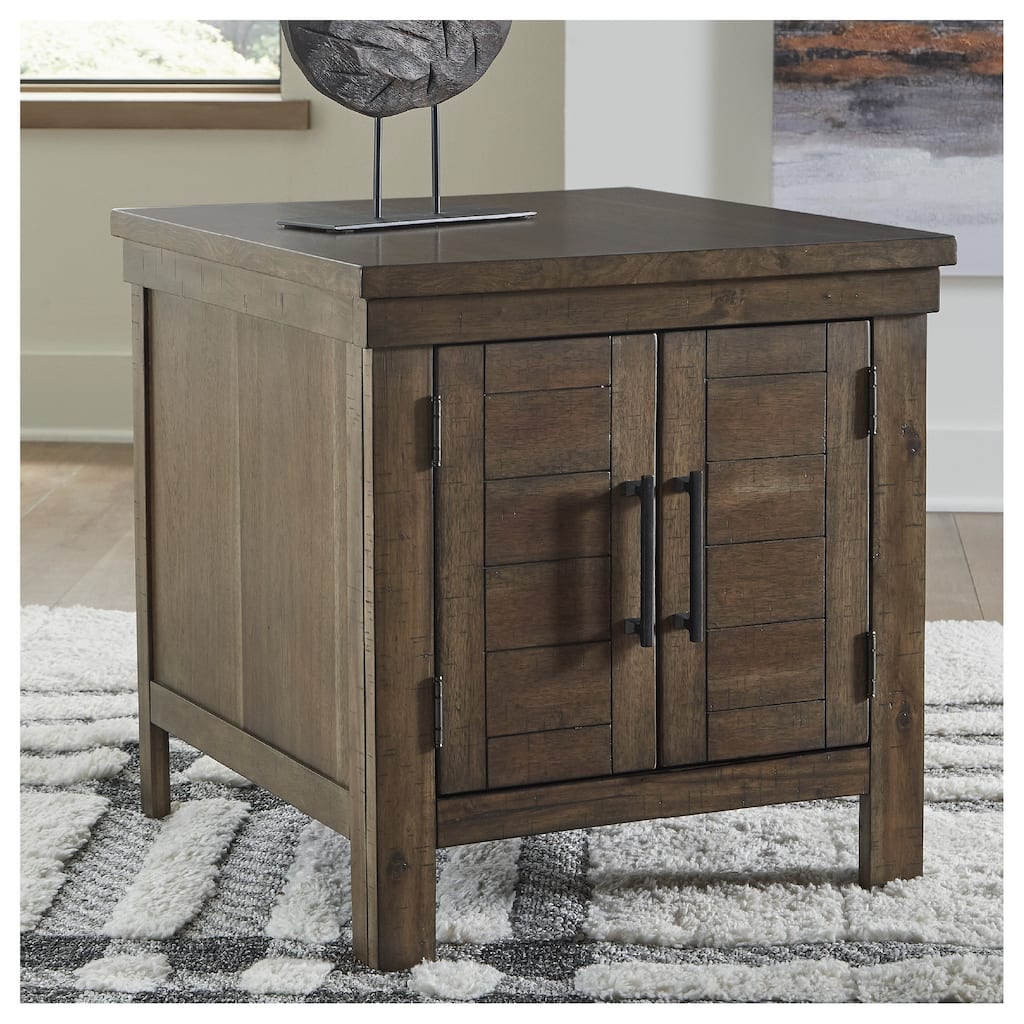 Signature Design by Ashley Moriville Brown End Table - 24"W x 26"D x 25"H